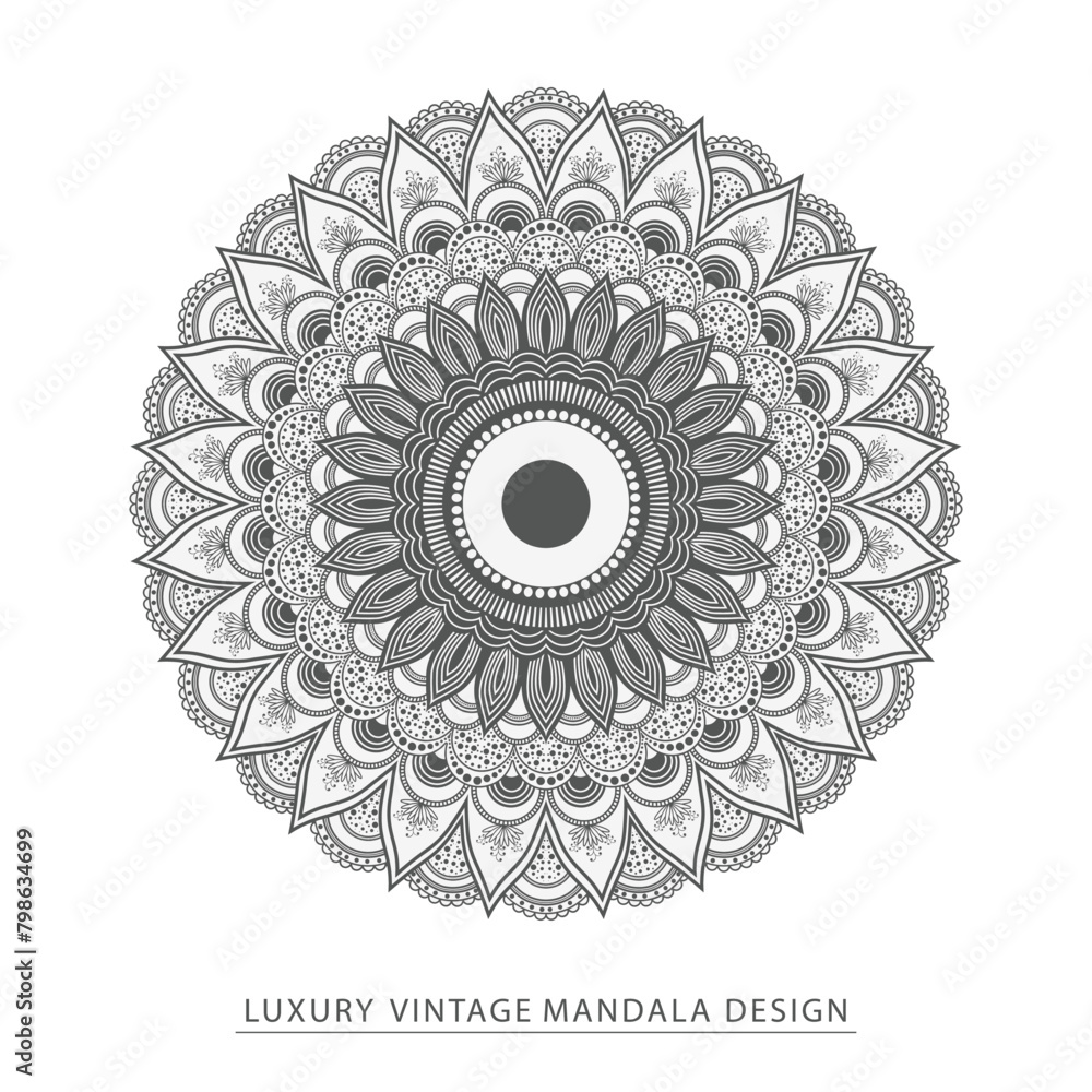 Creative latest background mandala vector design Creative latest background mandala vector design