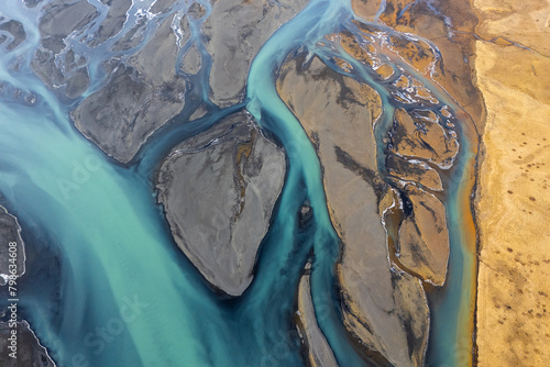 Wallpaper Mural Glacial Rivers, Iceland Torontodigital.ca