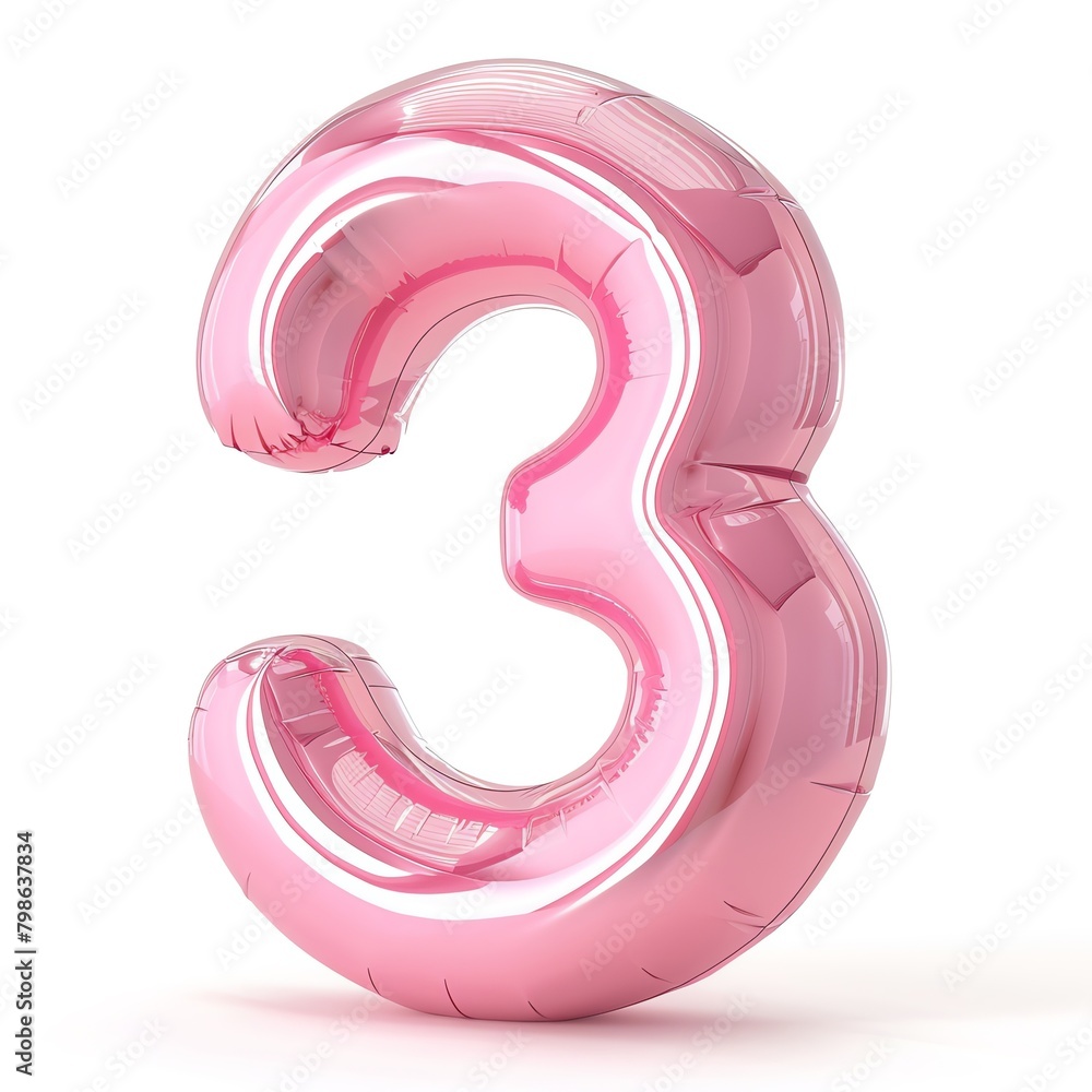 number 1, inflatable effect, plastic, pink color, oc rendering, super detail, detail, premium feel, front view, on white background number 1, inflatable effect, plastic, pink color, oc rendering, super detail, detail, premium feel, front view, on white background