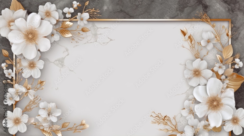 Elegant Floral Board with Japanese Text for Special Occasions Elegant Floral Board with Japanese Text for Special Occasions