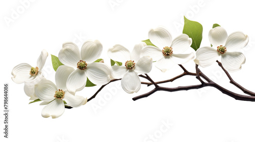 A Delicate Spring Blossom on Transparent Background