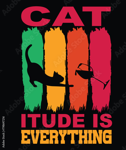 My Love Cat T-shirt Design