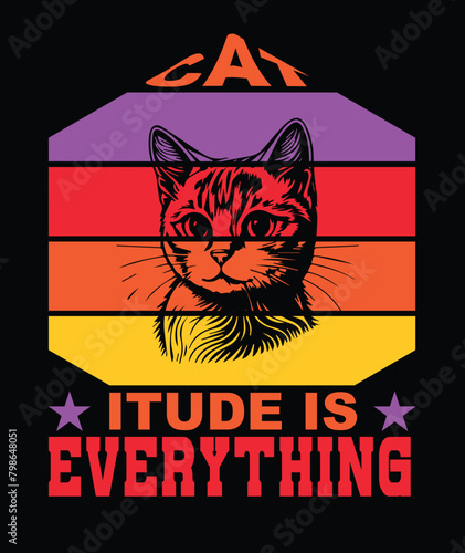 My Love Cat T-shirt Design