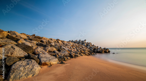 beach at sunset