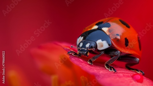  red petals surround them in the background