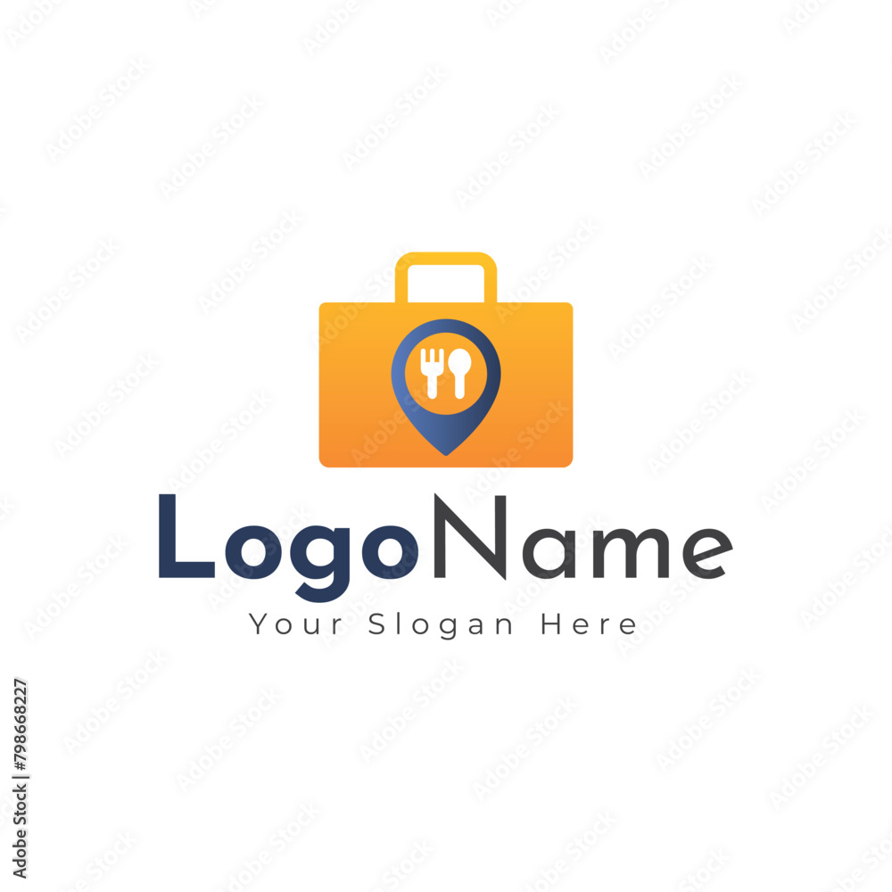 Restaurant job finder logo desgin Restaurant job finder logo desgin