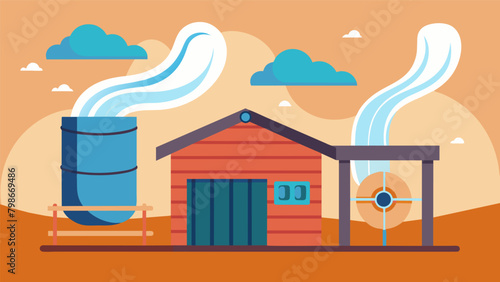 Ventilation System A ventilation system that continuously circulates fresh air into the sauna while pushing out hot stale air to prevent suffocation..