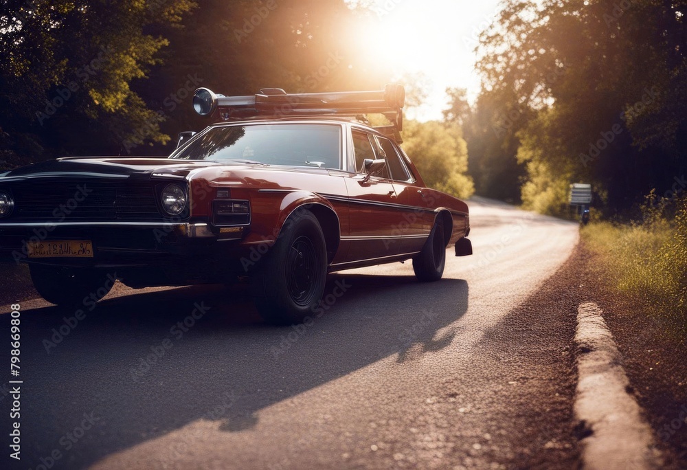 Fototapeta premium 'safely car towing fastened truck tow towed work secured transport transportation vehicle broken help automotive service repair closeup wheel'