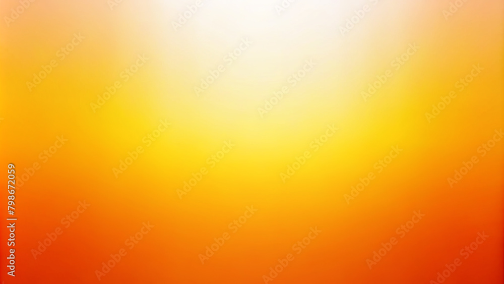 Obraz premium A gradient of warm colors transitions from a bright yellow in the center to a deep orange at the bottom. The hues are reminiscent of a sunset or the glow of a warm fire.AI generated.