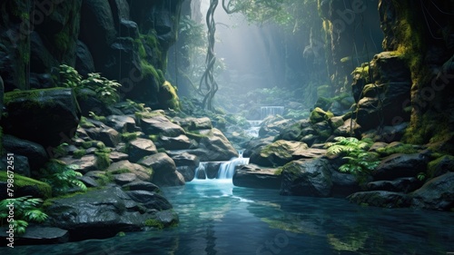 Hidden Gorge   s Thunderous Waterfall