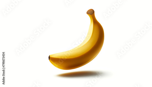 banana on white background