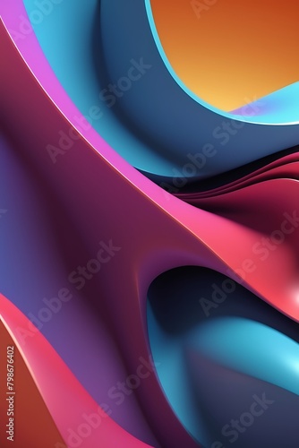 Futuristic 3D Abstract Vertical Background   Mobile-Friendly 3D Abstract Wallpaper  3D abstract Background