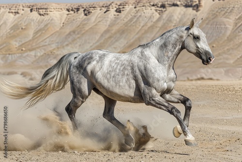 Spirit of the Desert  Grey Stallion s Wild Run for Freedom