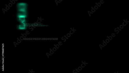 Wallpaper Mural Hacker web interface, encrypted code Torontodigital.ca