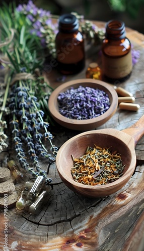Holistic Essential Oils and Botanical Ingredients for Wellness and Natural Treatment