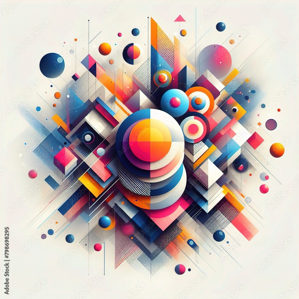 abstract background with colorful circles abstract background with colorful circles