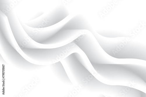 Minimal abstract geometric elegant white light background gradient abstract curve vector EPS10. 