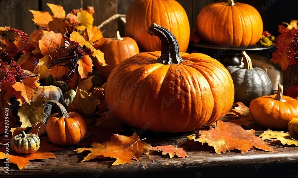 Thanksgiving Celebration Traditional Dinner Setting Food Concept Thanksgiving Celebration Traditional Dinner Setting Food Concept