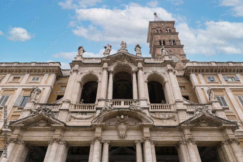 The Basilica of Saint Mary Major (Santa Maria Maggiore). Rome, Italy