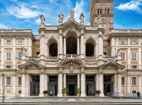 The Basilica of Saint Mary Major (Santa Maria Maggiore). Rome, Italy photo
