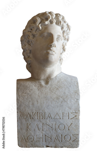 Bust of Alcibiades - Athenian statesman and general photo