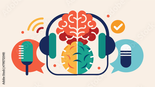 Our podcast aims to bridge the gap between the neurodiverse and neurotypical communities fostering understanding empathy and acceptance through. Vector illustration