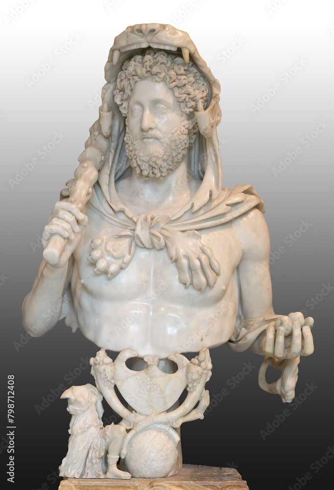 Bust of the Emperor Commodus as Hercules