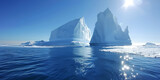 Beautiful reflection of Iceberg antarctica