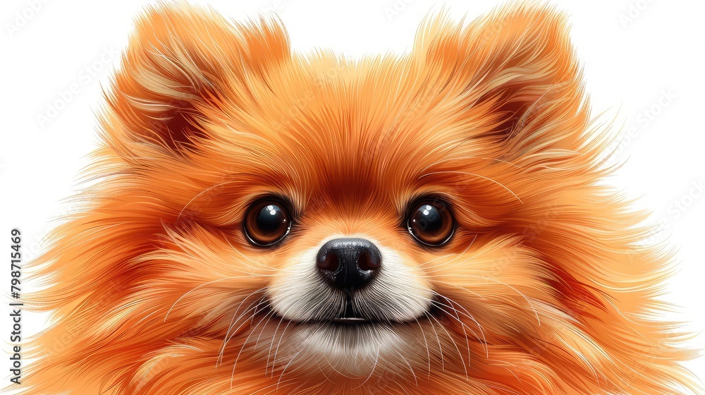 Obraz premium Pomeranian, a breed of dog