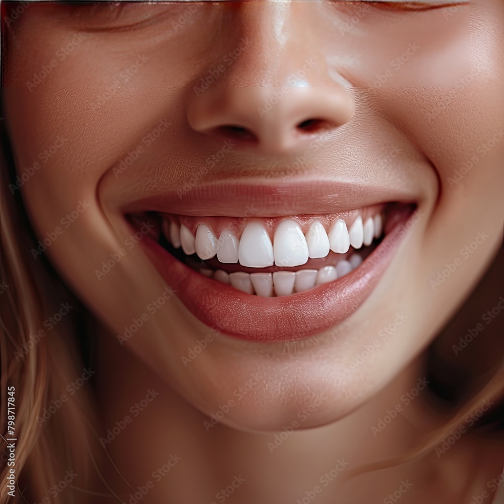 beautiful brunette with long hair and a bewitching smile close-up. Graphic resource for advertising products for facial skin care, dental and oral care products. Advertising of dentists and dental off beautiful brunette with long hair and a bewitching smile close-up. Graphic resource for advertising products for facial skin care, dental and oral care products. Advertising of dentists and dental off