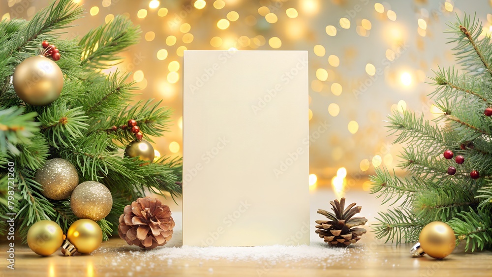 crafted A5 portrait-size greeting card mock-up, tailor-made. birthday, anniversary, christmas, wedding invitation in holiday design crafted A5 portrait-size greeting card mock-up, tailor-made. birthday, anniversary, christmas, wedding invitation in holiday design