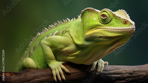 profile portrait of a chameleon Chamaeleonidae UHD WALLPAPER photo