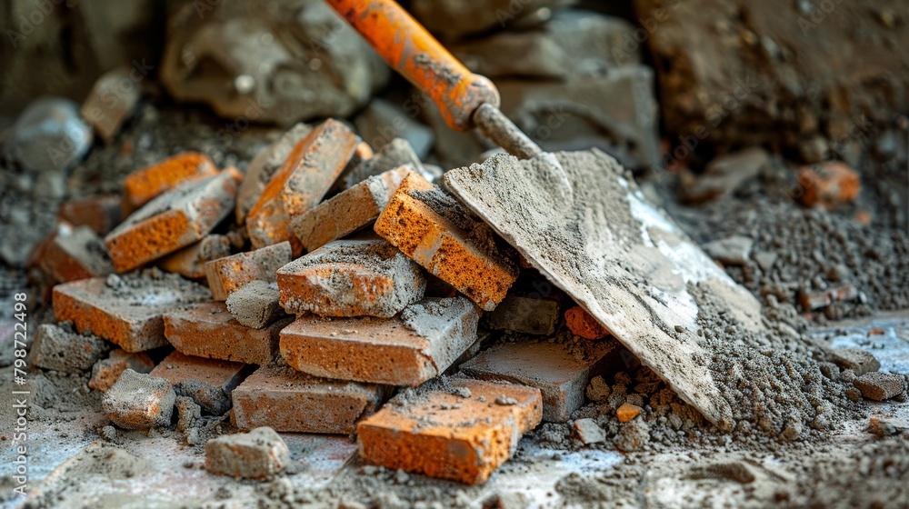 Home Improvement: A photo of a person laying bricks for a patio Home Improvement: A photo of a person laying bricks for a patio