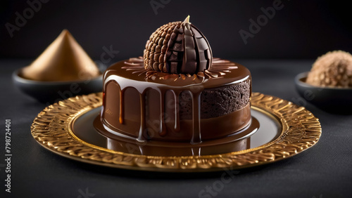 chocolate fruit cake
\