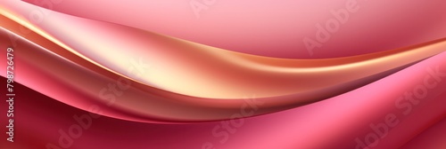 Luxury golden pink line background shades in 3d abstract © Eyepain