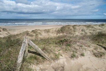 Foto auf Acrylglas Nordsee dune landscape on the north sea in the netherlands  © Ulrich