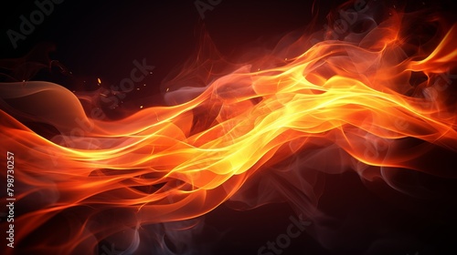Abstract fire background © narak0rn