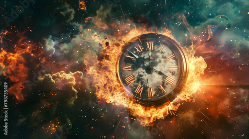 Time's End: A Clock Burns in the Infinite Void, Making Good Use of Your Free Time
