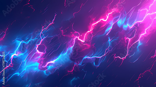 lightning crack effect © agus