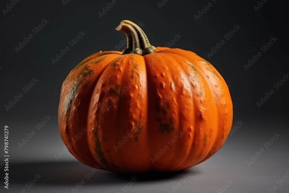 Single Large fresh Orange Pumpkin Single Large fresh Orange Pumpkin