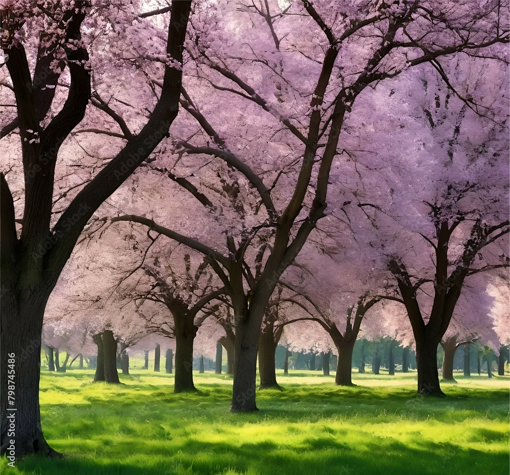 Fototapeta premium Mauve Meadow