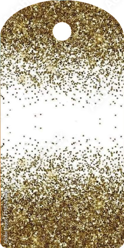Decorated label - base - modern style vector graphics - black and gold glitter - ideal as a package sealer, gift tag, jam, liquor, card, vases, bottles, for cricut, sublimation, cutting plotter