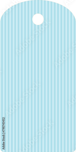 Decorated label - base - modern style vector graphics - stripedlight blue - ideal as a package sealer, gift tag, jam, liquor, card, vases, bottles, for cricut, sublimation, cutting plotter