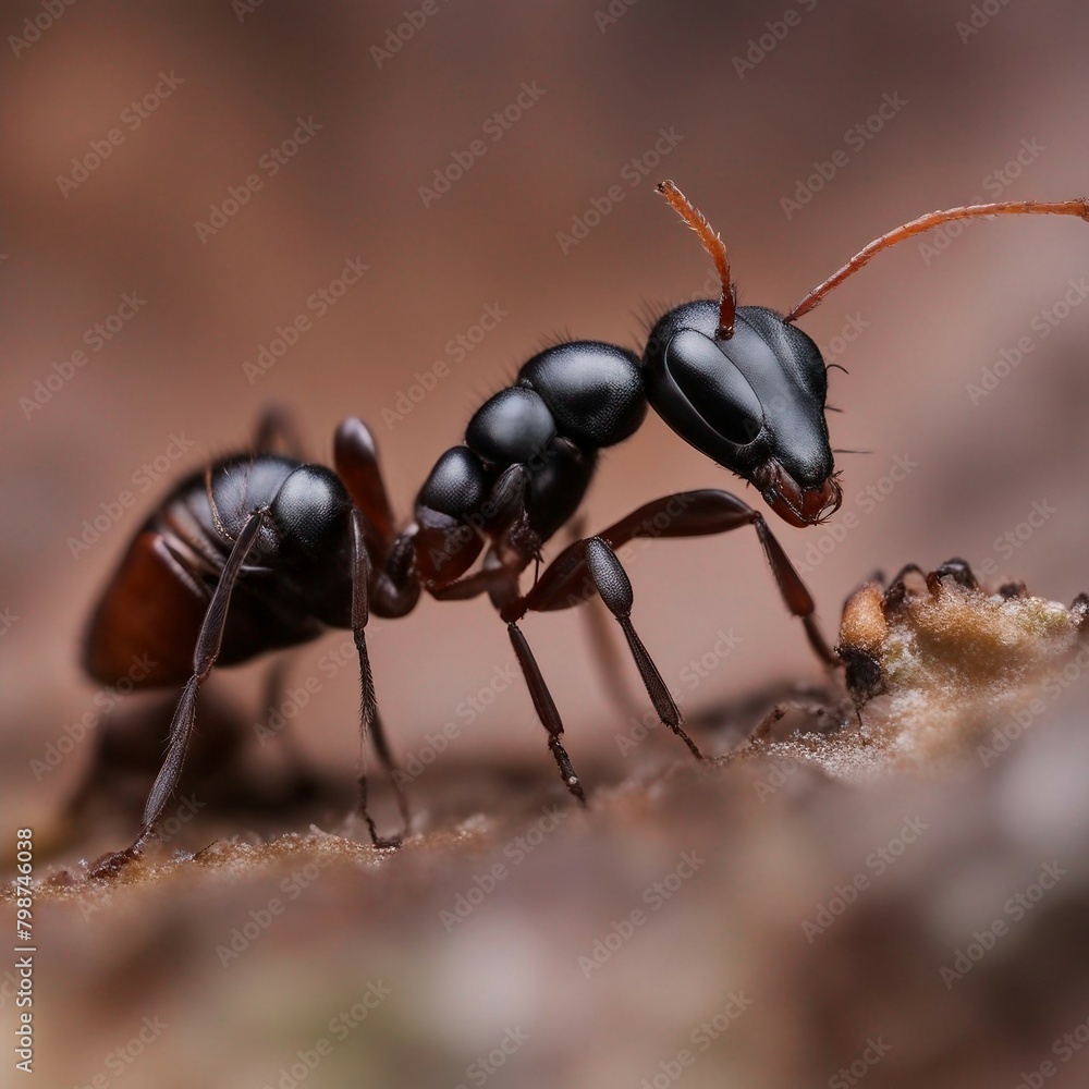 Close-up of a Ant: A Tiny Creature Exploring the Intricate World of Nature Close-up of a Ant: A Tiny Creature Exploring the Intricate World of Nature
