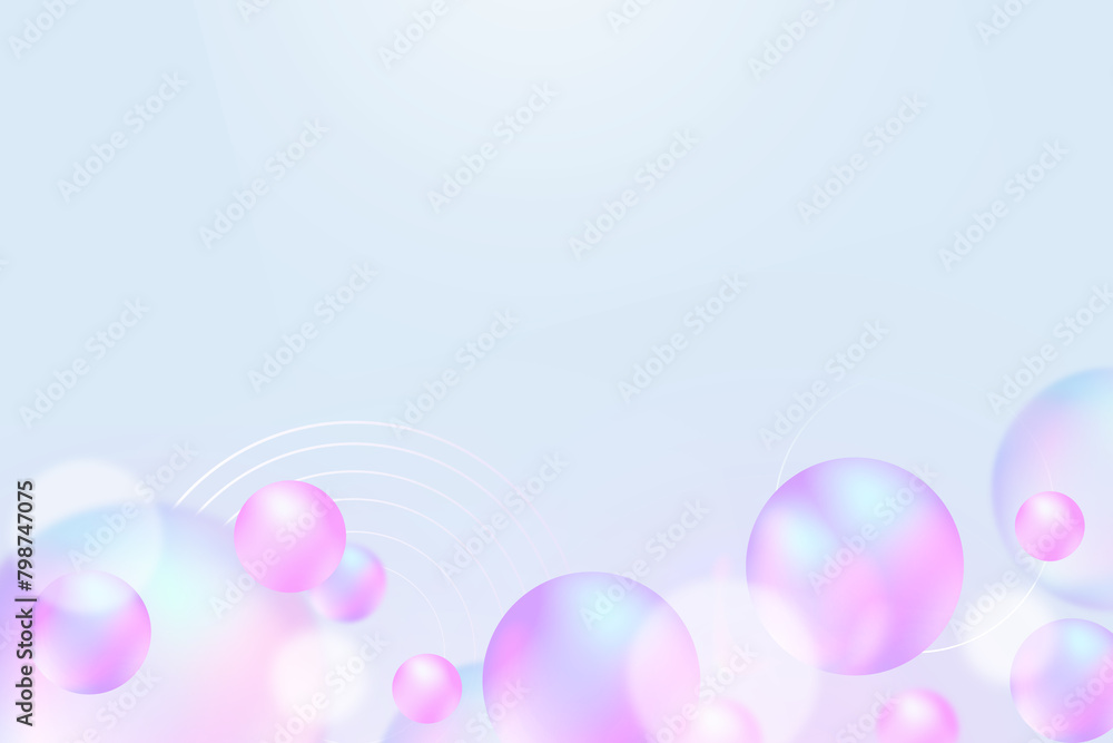 Abstract geometric background gradient soft light pastel bokeh for Graphic Business background hitech technology digital design illustration web template background backdrop desktop wallpaper bubbles