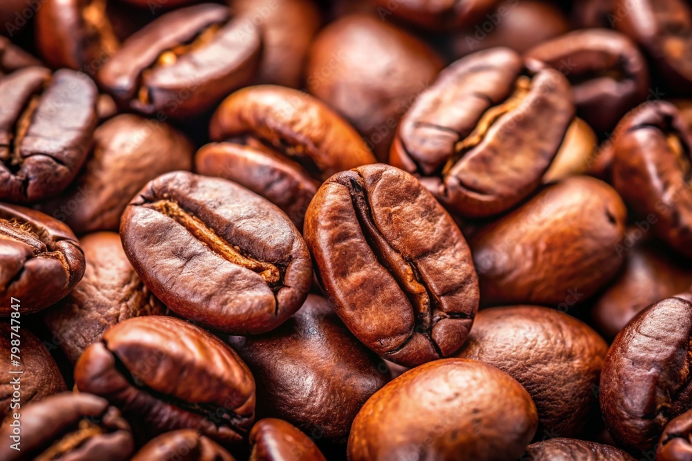 Close-Up of Coffee Beans: A macro shot of aromatic coffee beans, highlighting their rich color, texture, and sheen, symbolizing the essence of coffee culture and craftsmanship.
Close-Up of Coffee Beans: A macro shot of aromatic coffee beans, highlighting their rich color, texture, and sheen, symbolizing the essence of coffee culture and craftsmanship.