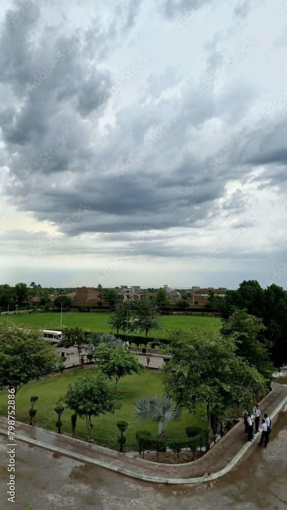landscape with clouds landscape with clouds