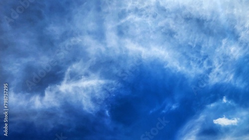 Blue sky background with white clouds. Sky background with white clouds.