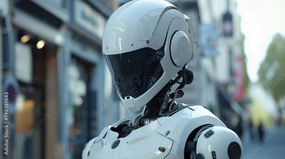 a world where Artificial Intelligence dominates, blending seamlessly with daily life a world where Artificial Intelligence dominates, blending seamlessly with daily life
