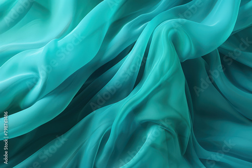 Wallpaper Mural Turquoise green and blue paint create a textured fabric Torontodigital.ca